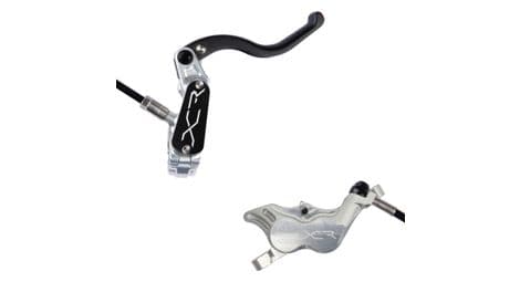 Hope xcr pro e4 disc break - delantero plata negro latiguillo