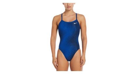 Maillot de bain 1pièce nike swim hydrastrong delta game royal bleu femme