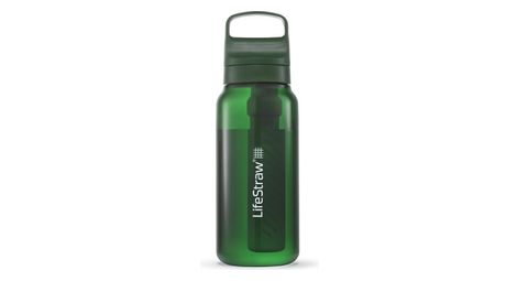 Bouteille filtre à eau lifestraw go 2.0 terrace green 1 litre-vert