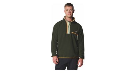 Columbia helvetia ii half snap fleecejackegrün