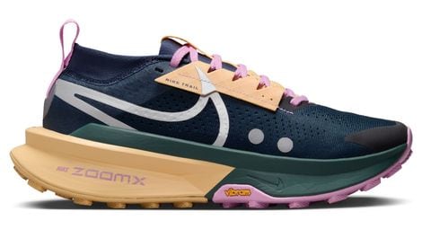 nike zegama 2 trailrunning schuh blau gelb pink women