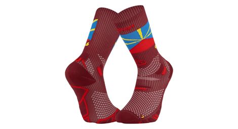 Calcetines BV Sport Trail Ultra High «Réunion» Rojos