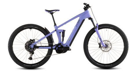 Cube stereo hybrid one22 pro 800 electric full suspension mtb shimano cues 10s 800 wh 29'' lucid lilac purple 2026