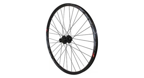 Roue vtt 27.5  traxx21 disc arriere noir ?illet moyeu shimano m475 6trous pour cassette shimano-sram 11-10-9v. noir ray. noir (tubeless ready)