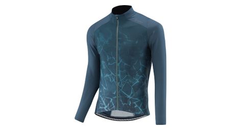 Maillot de cyclisme Loeffler à manches longues M / L / S Jersey Crush Hotbond® RF-Bleu