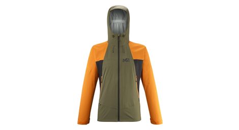 Wasserdichte jacke millet fitz roy k herren orange