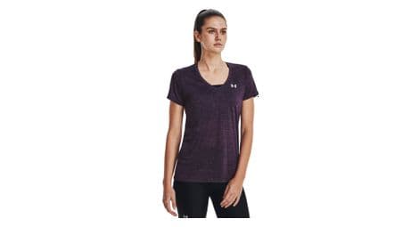 Camiseta de manga corta under armour tech twist, mujer, morado