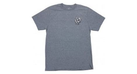 T shirt manches courtes odyssey ripped monogram gris