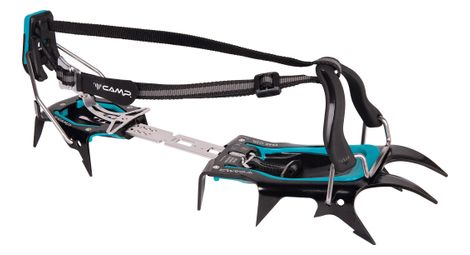 Crampons d'Alpinisme CAMP Peak 12 STL Auto/Semi-Auto Noir/Bleu