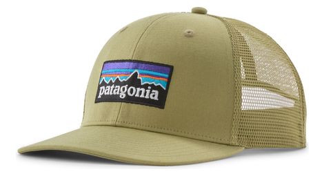 Casquette Patagonia P-6 Logo Trucker Vert