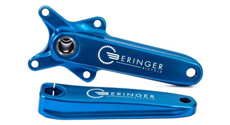 Beringer bicycle elite bmx-kurbelgarnitur 24 mm blau