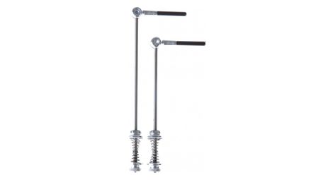 Attaches rapides titane avec leviers carbone route ulteam race - argent