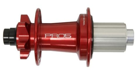 Moyeu arriere hope pro 5 32 trous boost 12x148 mm 6 trous rouge