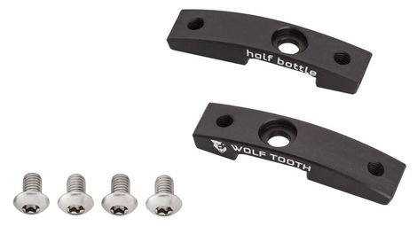 Support de porte-bidon wolf tooth b-rad half bottle adapter noir