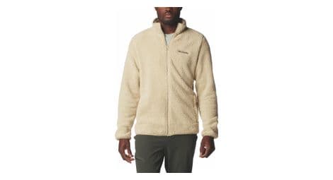 Columbia rugged ridge iii full zip beige fleec