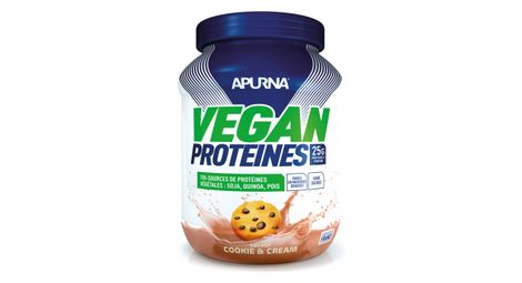 Boisson proteinee apurna vegan cookie and cream 600g