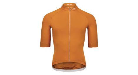 Maillot manches courtes poc thermal lite marron