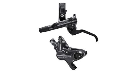 Freno anteriore shimano deore m6120 4 pistoni (senza disco) 100 cm nero