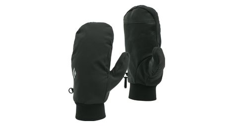 Black diamond midweight softshell mittens black l