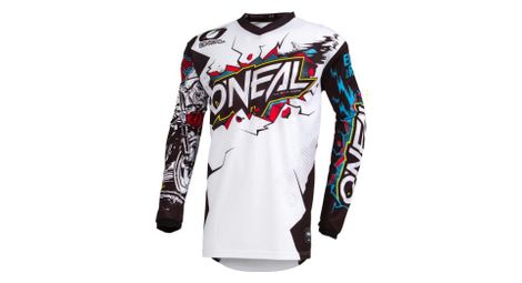 Maillot manches longues enfant o neal element villain blanc