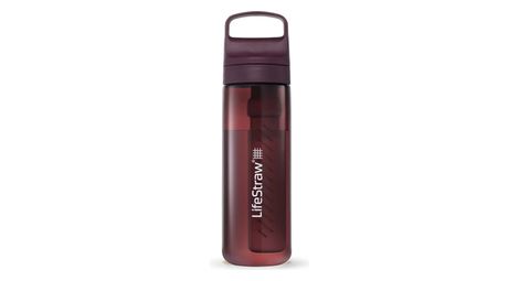 Bouteille filtrante lifestraw go 2.0 merlot me away red 650 ml - rouge