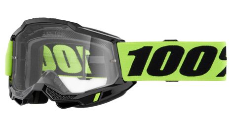 Masque 100% Accuri 2 Neon Yellow/Verre Clear