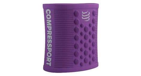 Compressport sweatbands 3d.dots purple white