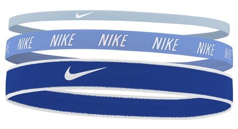 Mini headband (x3) nike mixed width blau