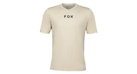 Maillot manches courtes fox ranger moth blanc