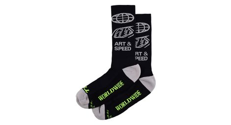Chaussettes troy lee designs performance noir/gris