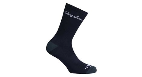 Rapha Logo Socken Dunkelblau/Schwarz