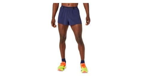 Asics metarun split shorts blau herren