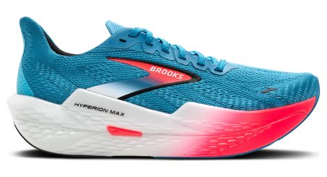 Chaussures running brooks hyperion max 2 bleu/rose homme