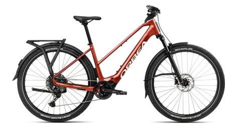 Orbea kemen adv 20 mid electric trekking bike shimano cues 11s 630 wh 29'' mars red orange 2025