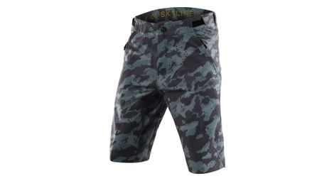 Short avec liner troy lee designs skyline camo gris