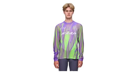 Maglietta a maniche lunghe Maap WorldTour 26 Air Mesh verde/viola