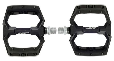 Coppia di pedali piatti HT Components Spider AF03 Nero
