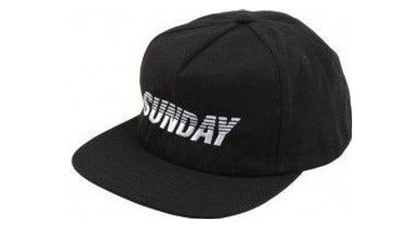 Casquette Sunday Shredd 5-Panel Unstructured Noir