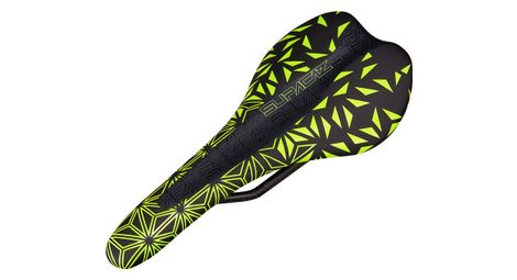 Selle supacaz scorch carbon jaune fluo