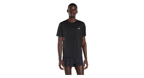 Maillot manches courtes New Balance Athletics Graphic Noir Homme
