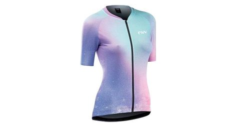 Maillot manches courtes femme northwave freedom violet fuchsia
