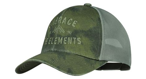 Casquette buff explore trucker gris/vert