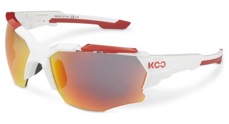 Paire de lunettes koo orion rouge blanc - rouge