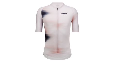 Santini ombra eco micro white unisex short sleeve jersey m