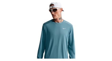nike miler blue men s running t shirt