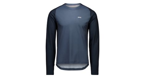 Maglia a maniche lunghe poc motion air blue