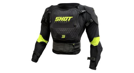 Gilet shot optimal 2.0 noir / jaune adulte