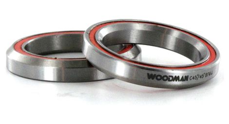 Juego de dirección WOODMAN 1''1/8 Inset 45x45° tipo ''Campy''