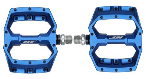 Paar Flache Pedale Spider Af03 Konigsblau