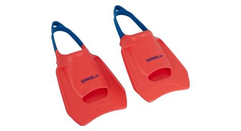 Palmes de natation speedo biofuse fitness orange bleu